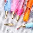 13 шт. сменные головки для ручки из сплава золотого цвета для алмазной живописи, ручка из экологичного сплава, наконечники для ручки из сплава, наконечники для ручки для дизайна ногтей, наконечник для ручки