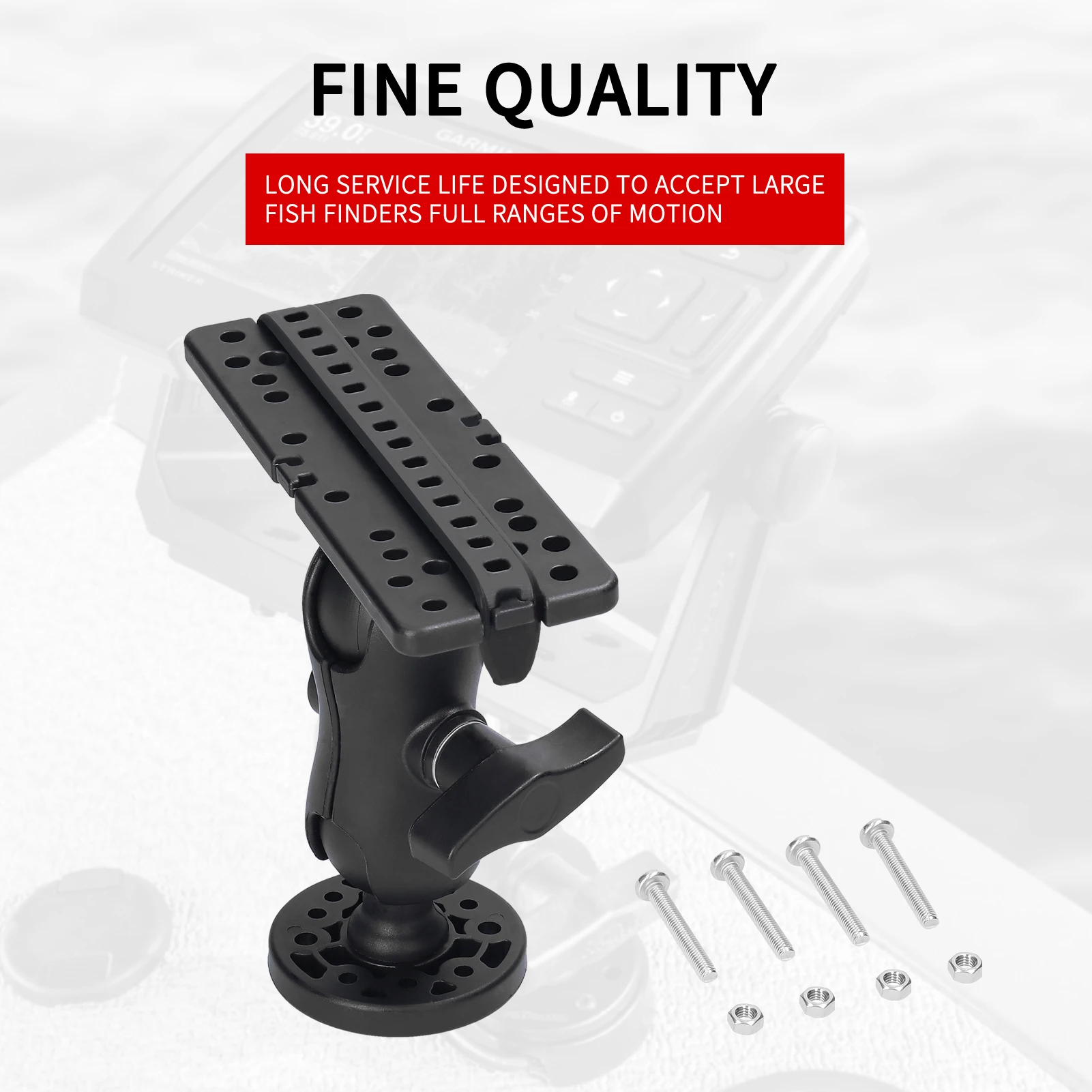 

Fish Finder Holder Kayak Accessories Navigation Fish Finder Set Ball Mount with Fish Finder Mount