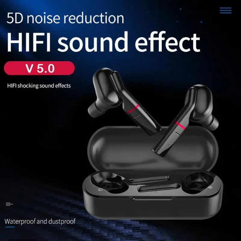 Ottwn VV1 TWS Беспроводная Bluetooth 5 0 гарнитура сенсорные наушники ушные крючки с