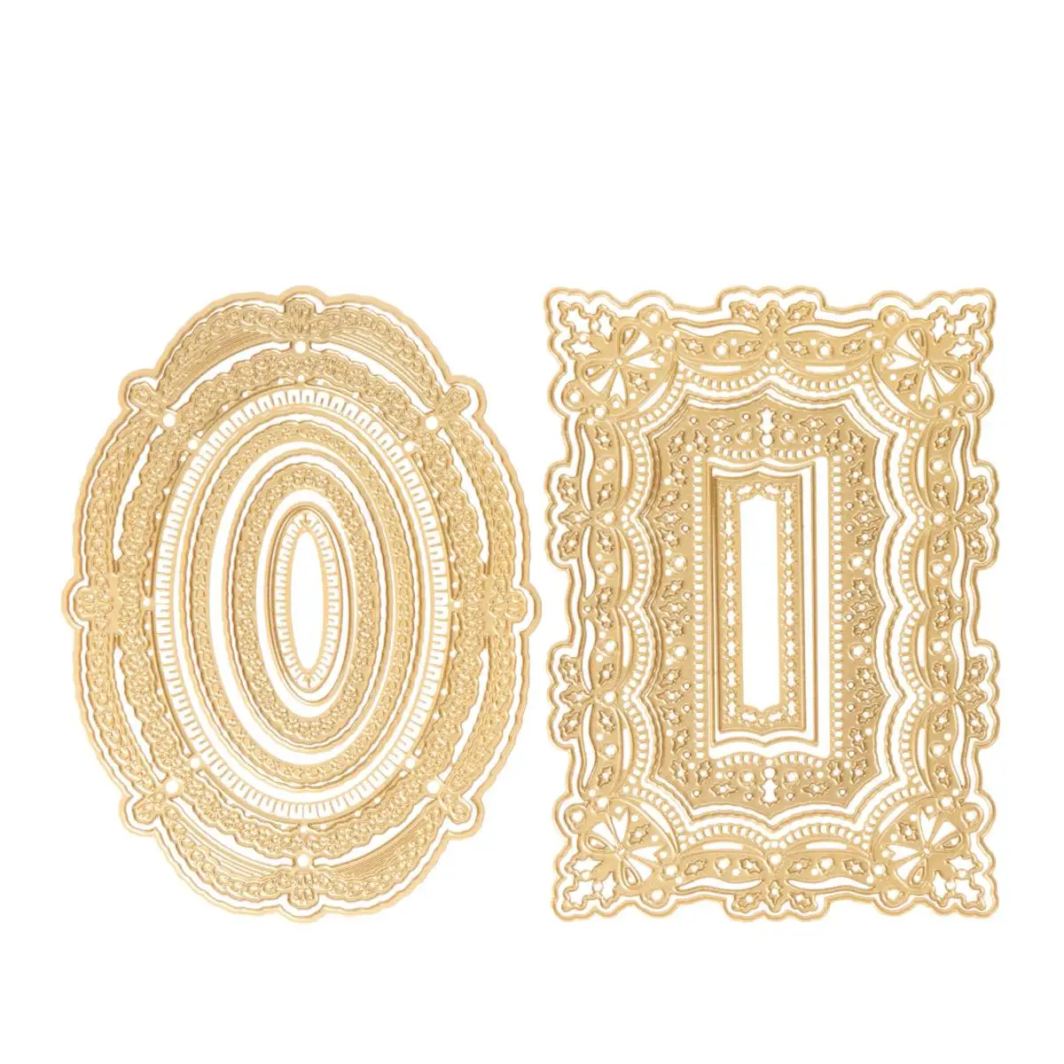 

Christmas 3D Concentric Metal Cutting Die Scrapbook Crafts Dies Cut Stencils Maker Photo Album Template Handmade Decoration 2021