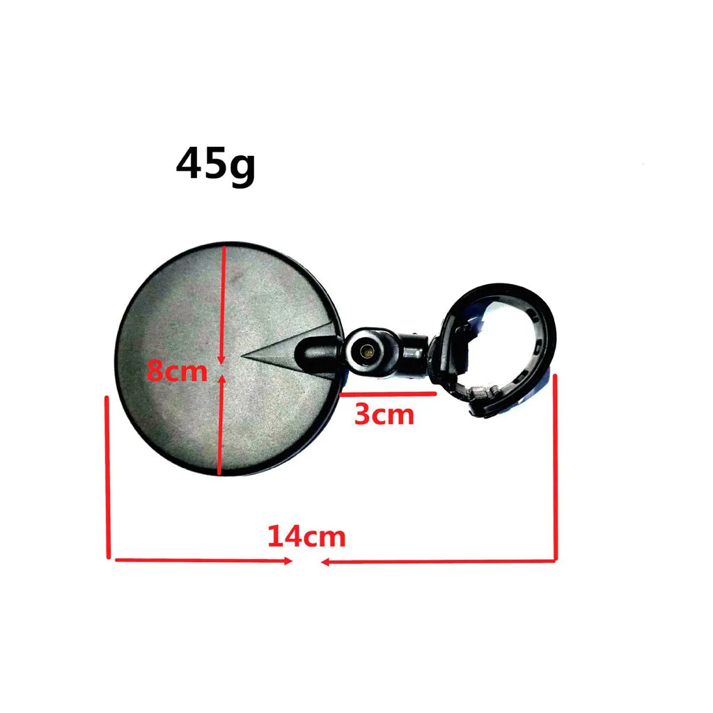 

Universal 1x Universal Bicycle Handlebar Mini Rearview Mirror Adjustable Rotatable Mtb Road Bike Cycling Accessories#50
