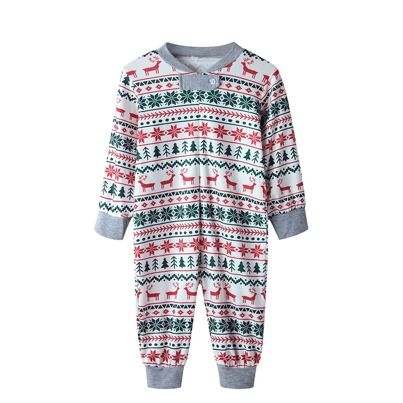 

Christmas Pajamas Set For Family Parent-Child Home Suit Fashion Lively Sleepwear Long Sleeves Long Pants Pijama Holiday Gift 2PC