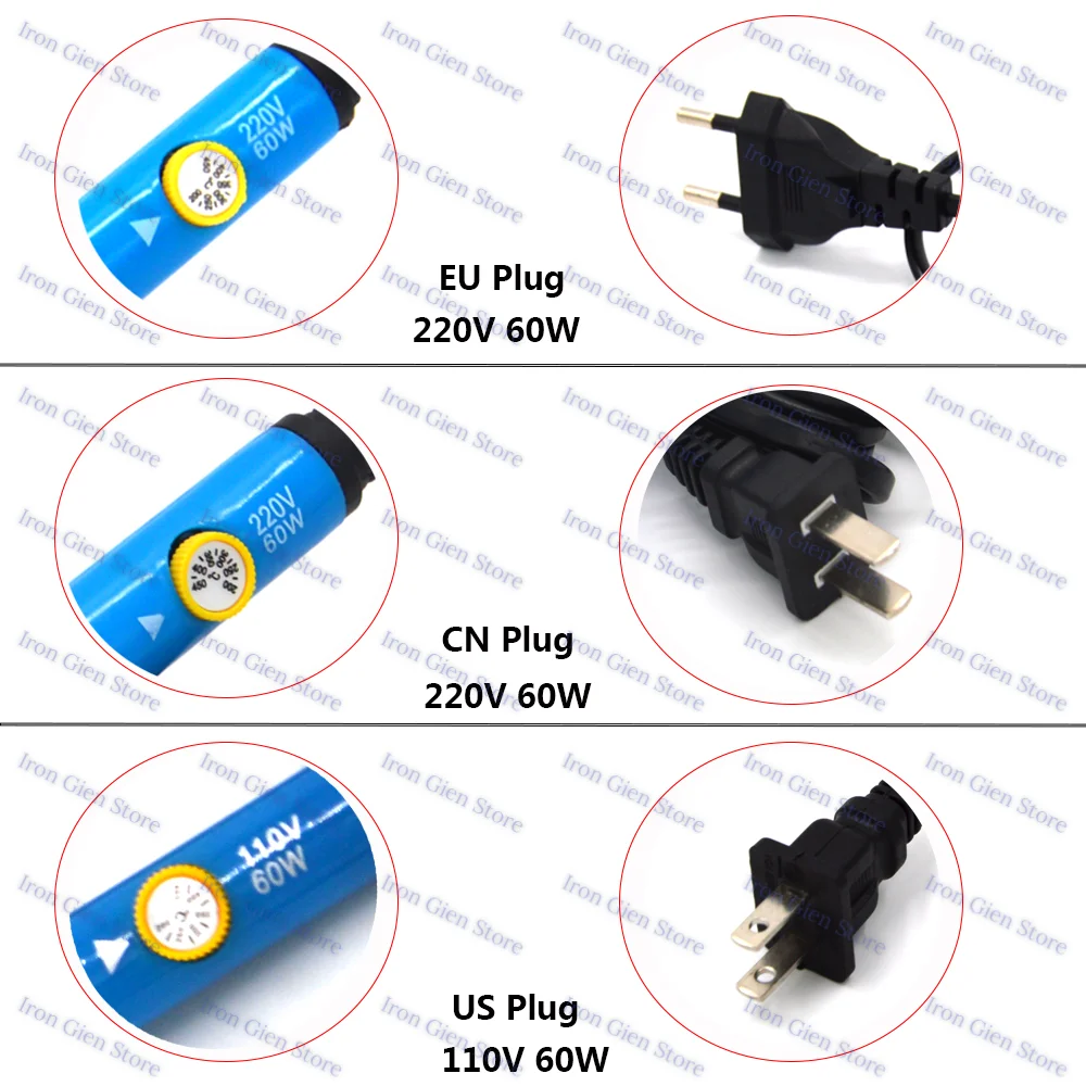 Электрический паяльник с регулируемой температурой 60 Вт 110/220 В сварочные