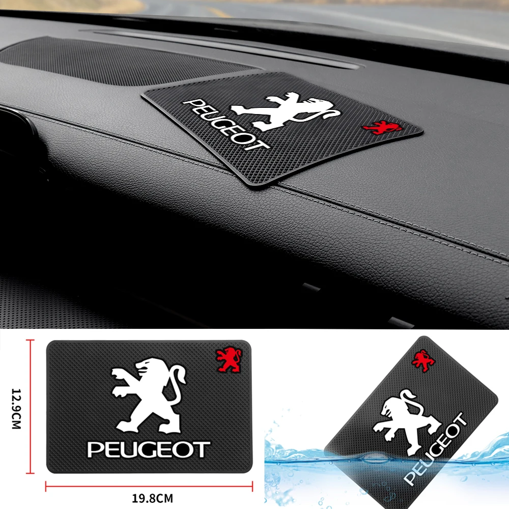 

Car Styling Dashboard Non Slip Pad Phone Holder Anti-skid Silicone Mat For Peugeot 206 307 308 3008 207 208 407 508 2008 5008
