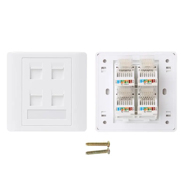 Компьютерная панель типа 86 CAT5E сетевой модуль RJ45 кабель интерфейсная