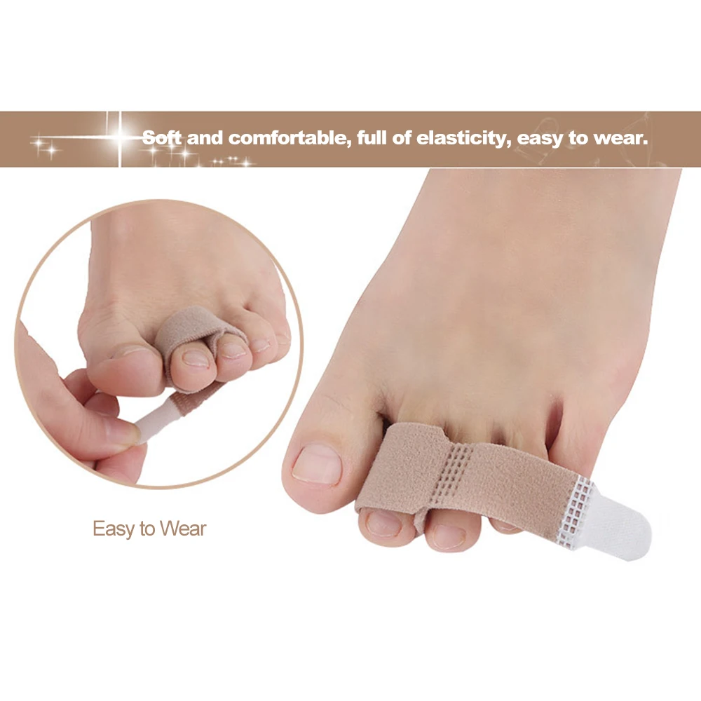Toe Straightener Hallux Valgus Corrector Separator Splint Wrap Tape Bandage Hammer for Relieve Pain Foot Care Tool | Красота и