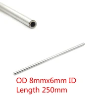 1pcs 250mm 304 seamless stainless steel capillary tube od 8mm 6mm id od 10mm 8mm id od 4mm 3mm id od 6mm 4mm id od 4mm 2 5mm id