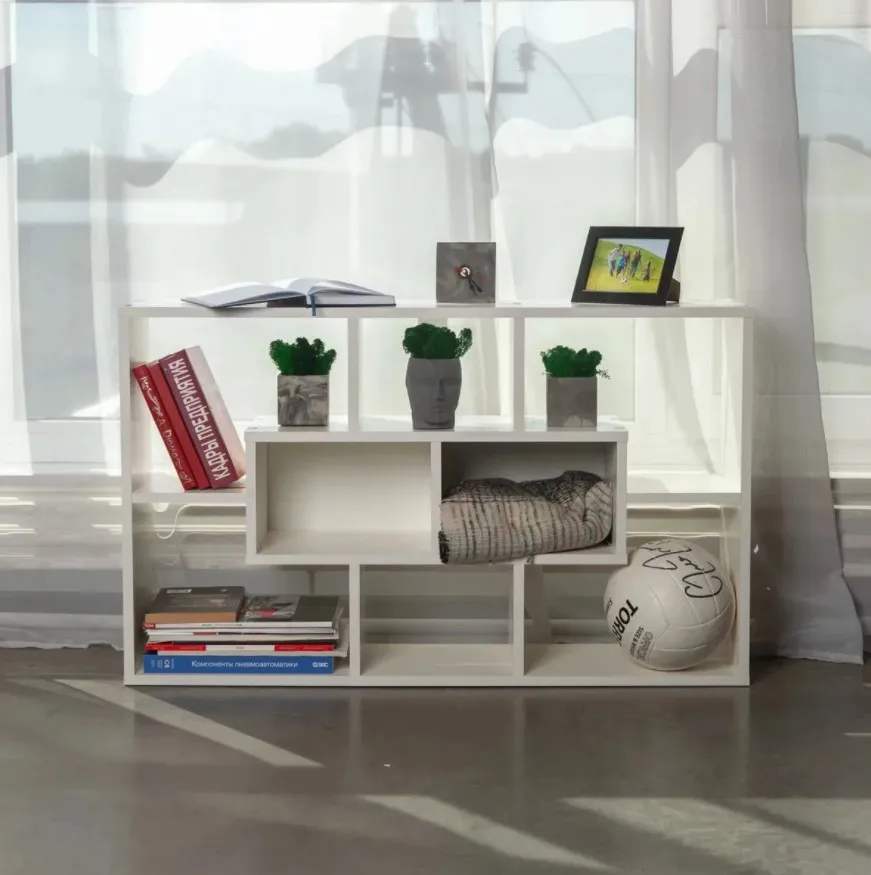 Белые полки для самостоятельной сборки 8 элементов органайзер хранения в шкафу