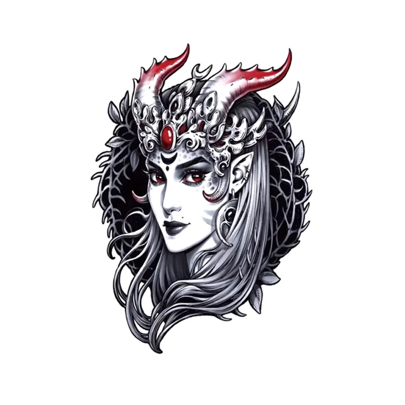 Временная татуировка цветок руки тотем водостойкая женщина боди-арт стойкая