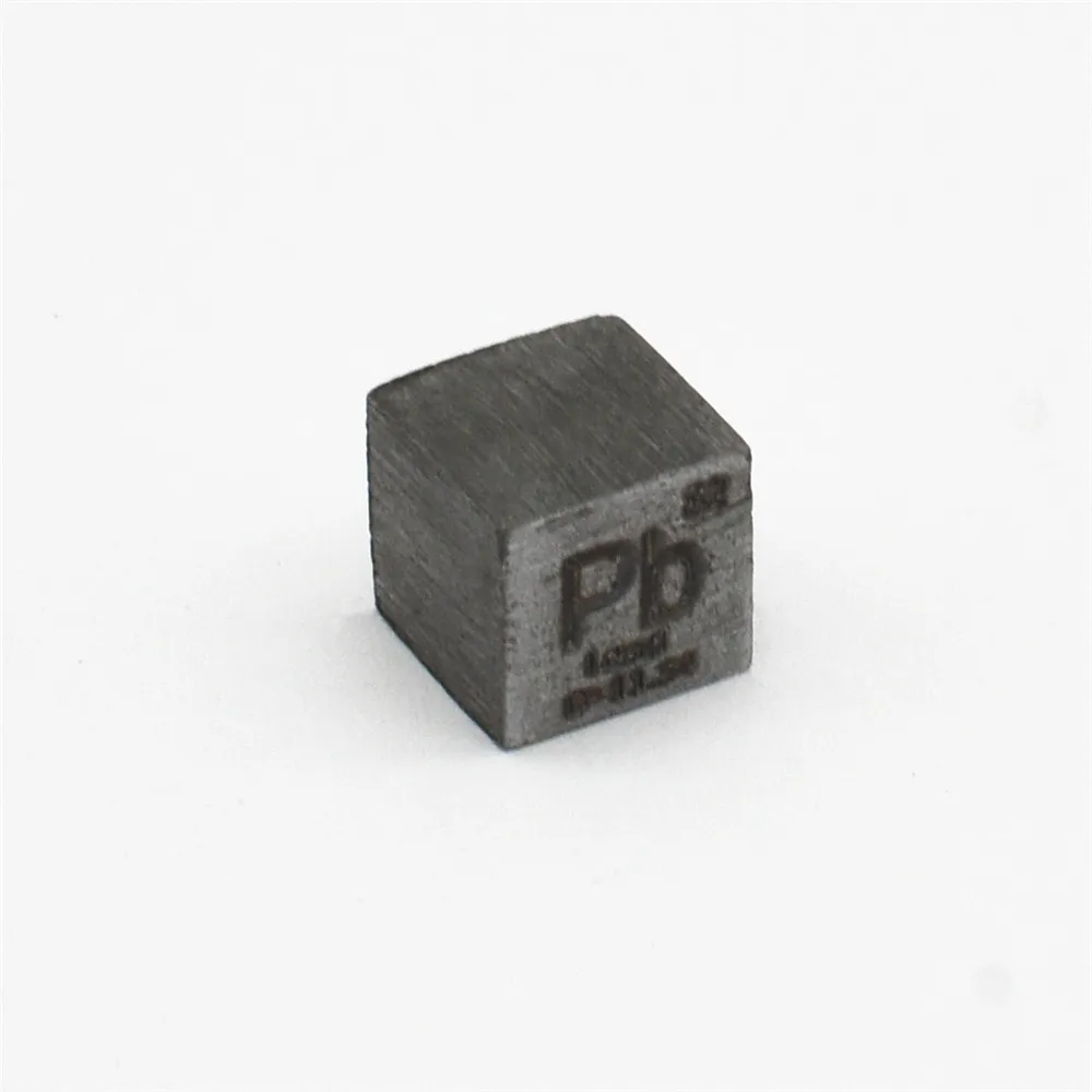 10MM CUBE LEAD Чистый элемент плотность кубик 10 мм Металл для сбора свинец C Al Ni Ti Mo Cu Fe Sn Cr Bi Co Nb ручной работы сделай сам периодически Таблица элемент - Цвет: 10MM CUBE LEAD