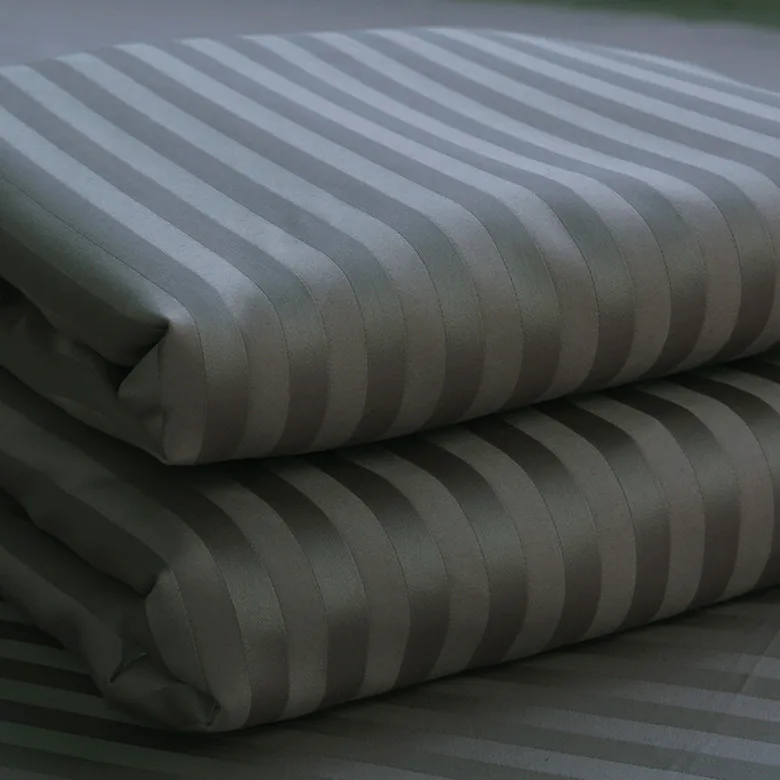 Gray stripe Египетский хлопок 1200 TC Израиль король королева размер пододеяльник 200x200 см или 160x210 см белый серый цвета 1 шт настроить - Цвет: Gray stripe