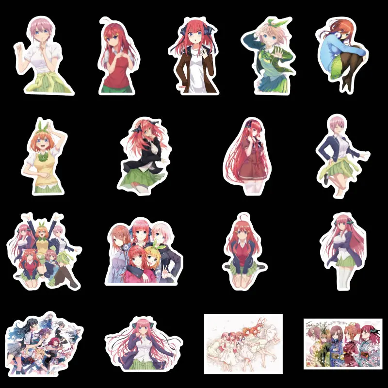 50 шт./упак. для кавайной девушки Водонепроницаемый Стикеры s чемодан скейтборда