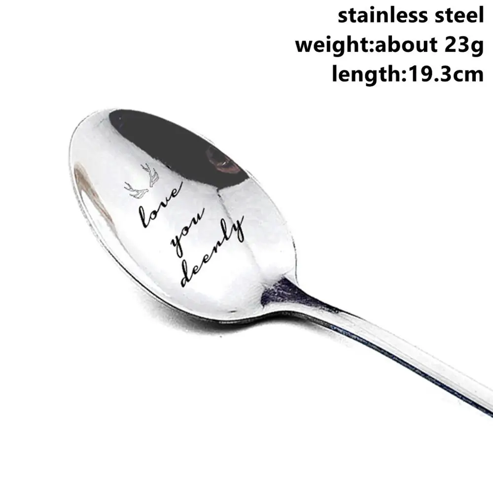 Xmas Spoons 5 Taoup сталь Merry рождественские ложки одноразовая посуда для вечеринки рождественские подарки Подарки Рождественский Декор для дома Noel Новогодний подарок - Цвет: Xmas Spoons 5