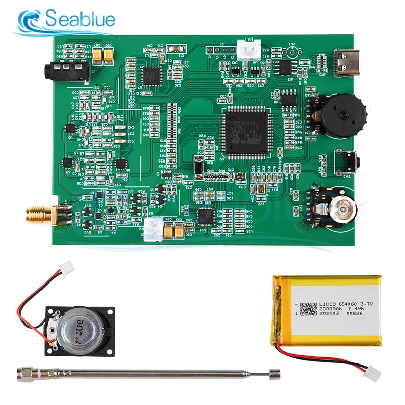 

50KHz-200MHz Malachite SDR Radio Receiver DSP 3.5 Inch IPS Touching Screen SDR HAM Transceiver Receiver STM32H742
