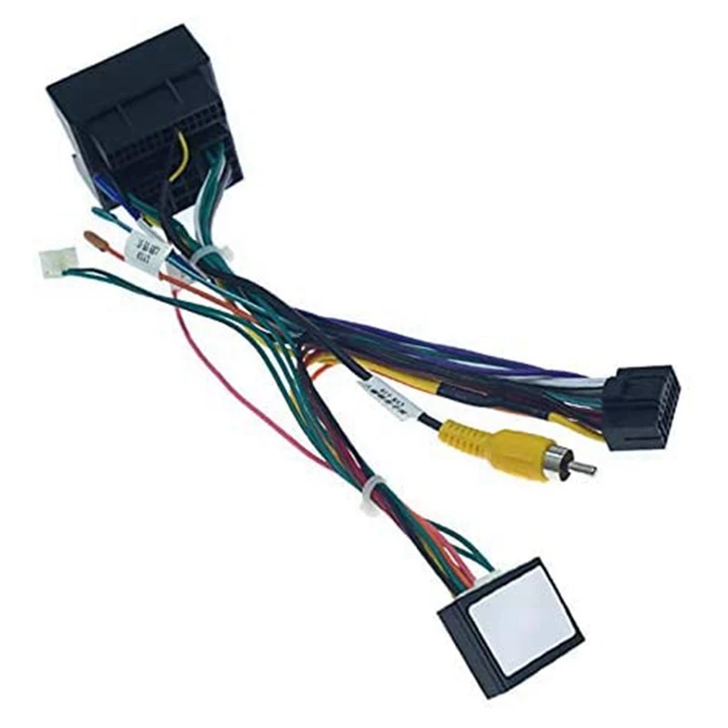 Автомобильный аудио 16PIN Мощность Шнур адаптер звуковая проводка с Canbus коробка