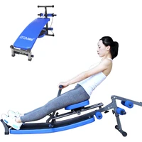 multi functional rowing machine 12 tension resistance sit up bench home abdomen fitness equipment can load 440 lbs