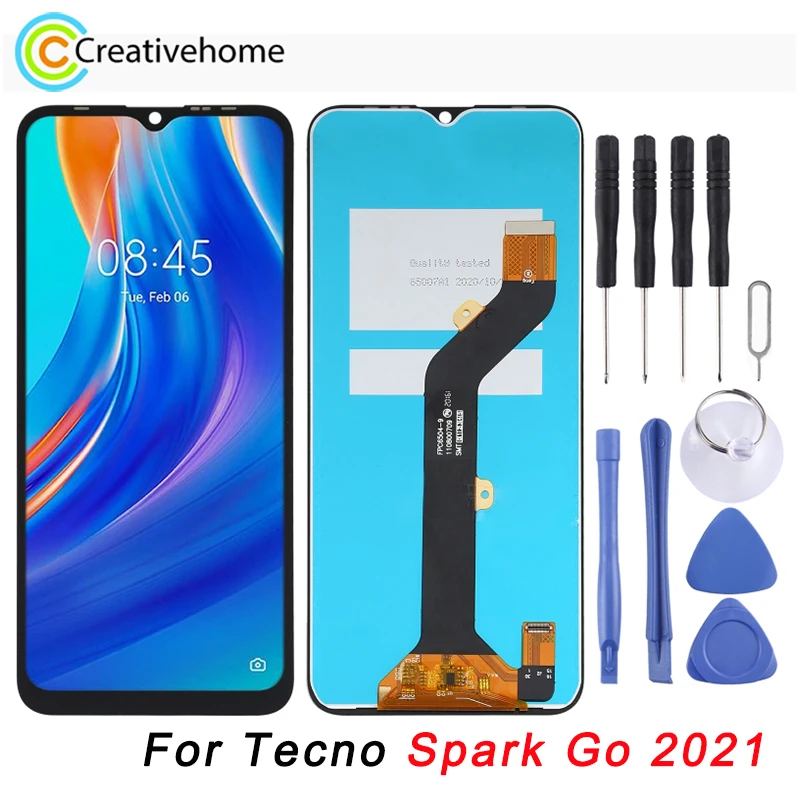 

High Quality LCD Screen and Digitizer Full Assembly for Tecno Spark Go 2021