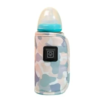 portable usb baby bottle warmer travel milk warmer infant feeding bottle thermostat food warm cover cold water heater