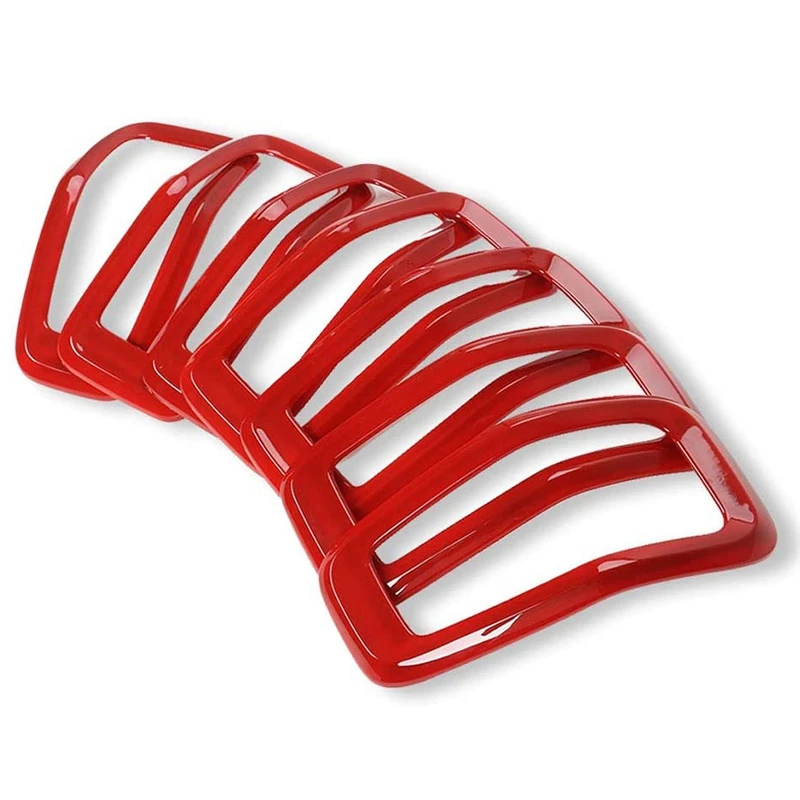 7 шт. вставки для переднего гриля решетка радиатора рамка 2014 2018 Jeep Cherokee|Решетки| |