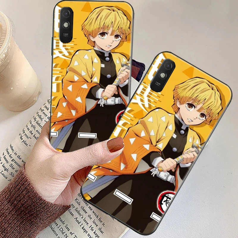 

Popular Demon Slayer Phone Case For Xiaomi Redmi 9i 9AT 9 9T 9A 9C Note 9 9 Pro 9T 9S 9 Pro 5G Kimetsu No Yaiba Soft TPU Funda