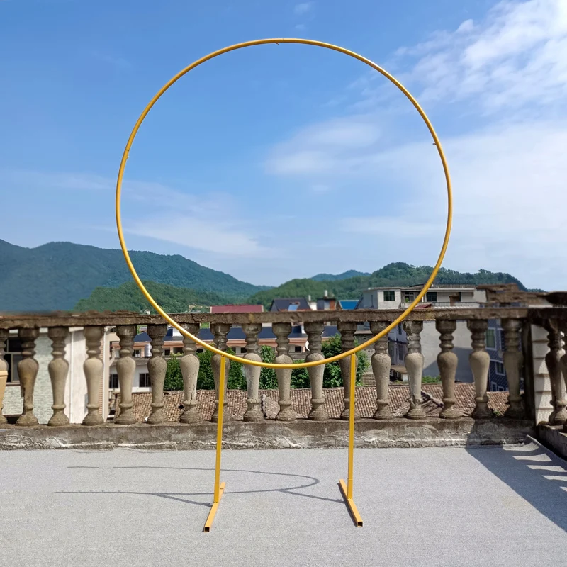 Увеличенный круглый фон Свадьба Арка круглая стойка детский душ декорация на