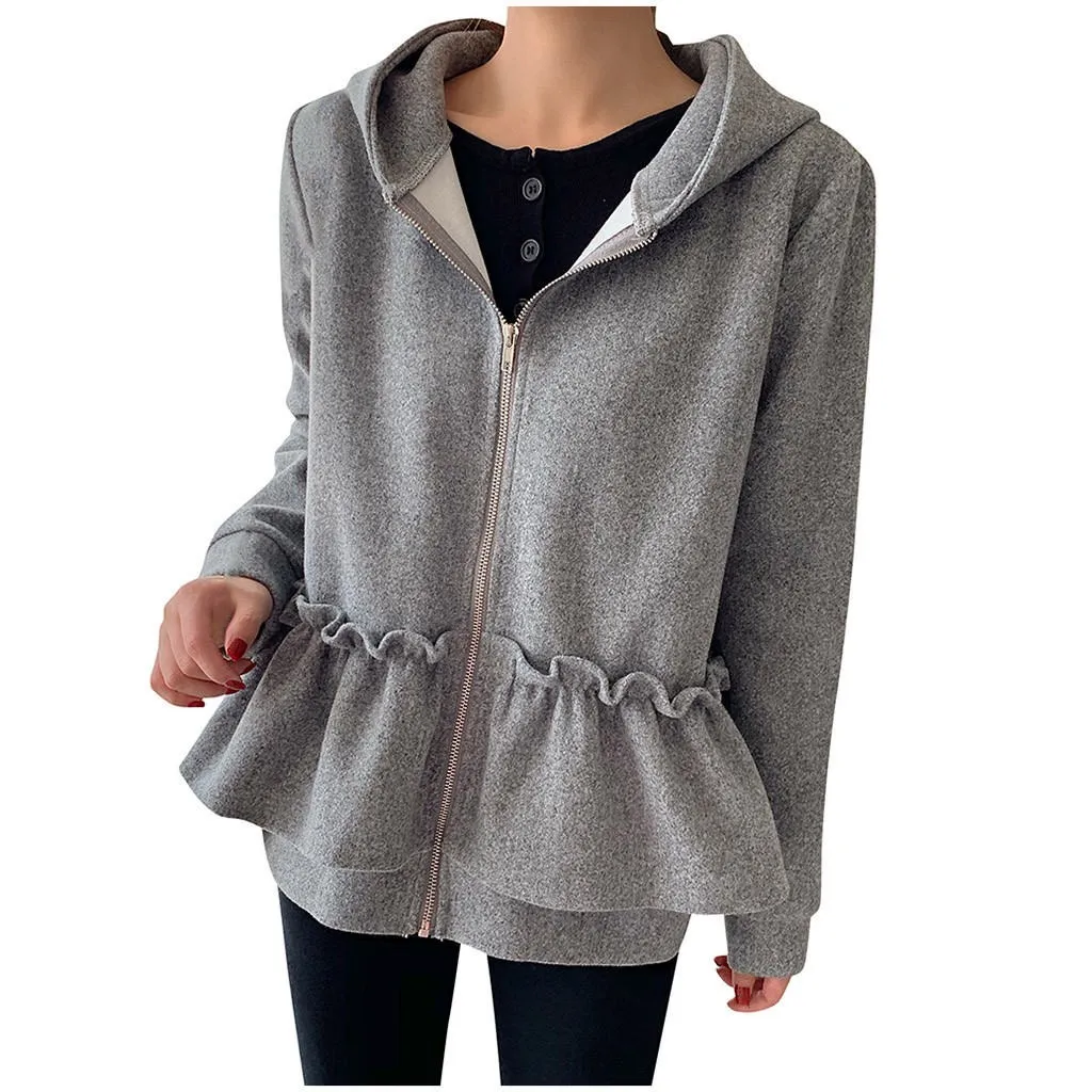 Женская куртка женское короткое джинсовое пальто с отложным воротником