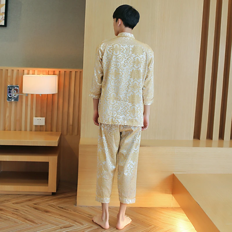 Couple Fashion Sleepwear Nightwear Summer Cotton Home Clothing Sleepwear sets For Couples