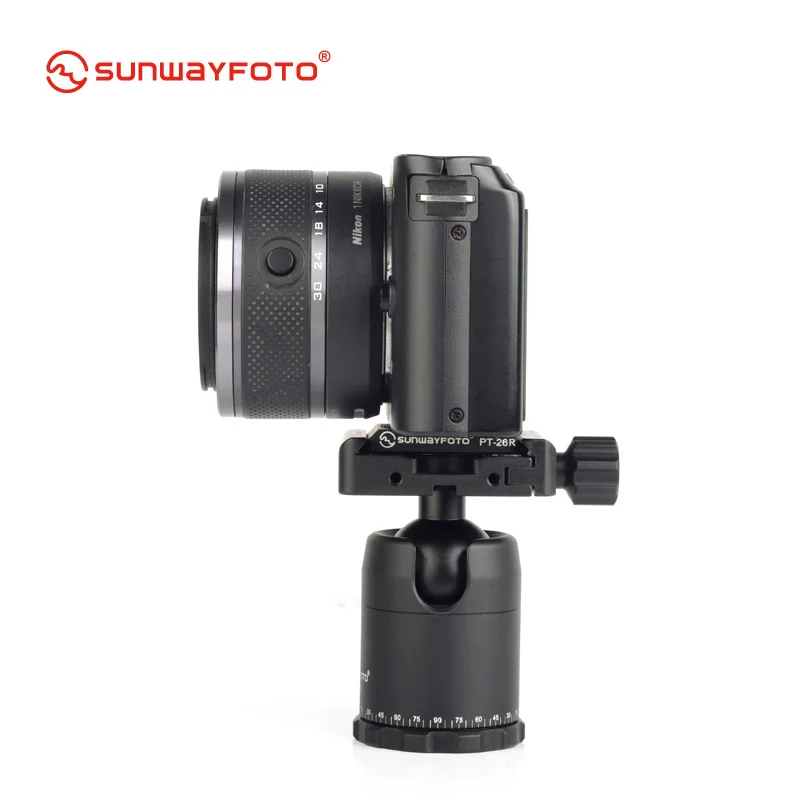Головка штатива SUNWAYFOTO PT-26R БЫСТРОРАЗЪЕМНАЯ пластина для DSLR камеры головка