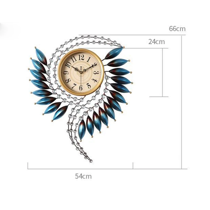 

3d Big Wall Clock Modern Design Large Wall Watch for Living Room Wall Ornament Large Luxury Clock Home Decor Metal Decoration