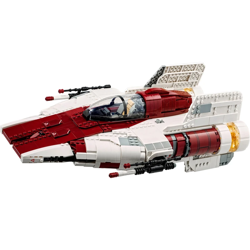 

Moc 75275 Star The Film A Wing Starfighter Building Block UCS Is Only Applicable To L Light Kit Children's Toy Gift