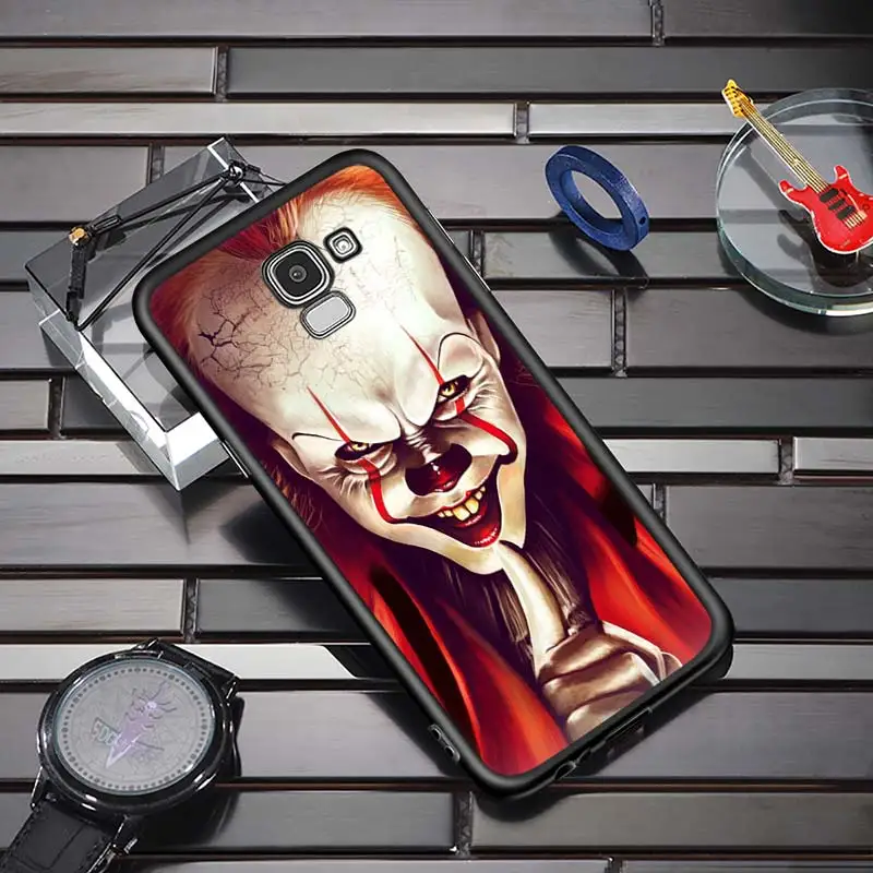 Черный силиконовый чехол Джокера Клоун Для samsung Galaxy J2 J3 J4 J5 J6 J7 плюс Core чехол для телефона - Цвет: Style 01