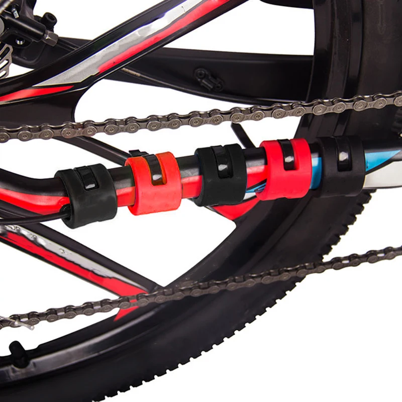 Защитная Наклейка на велосипедную цепь защитное кольцо от столкновений для