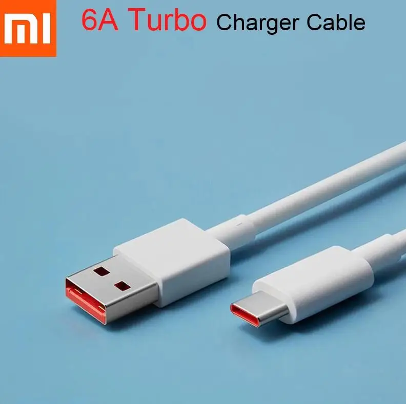 

Original Xiaomi 6ATurbo Charger Cable Flash Charging 5A Type C Line For Mi 11 10 10T Pro 5G 9 Poco M3 X3 NFC Redmi Note 10 K40