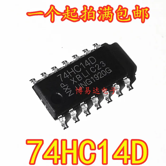 

50PCS/LOT 74HC14D SOP-14 74HC14