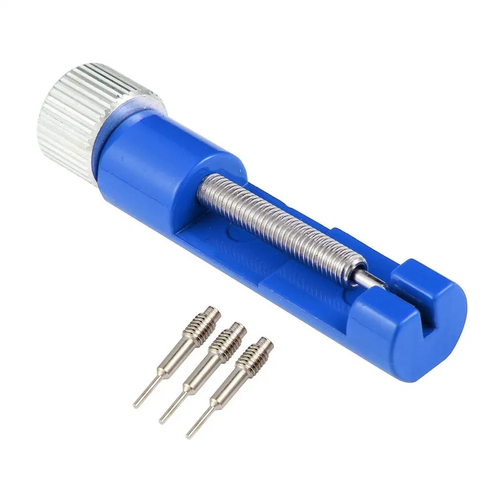 

Pratical Stainless Steel Watch Repair Tool Kit Case Opener Adjuster Pins Bracelet Link Watch Strap Band Remover Kit