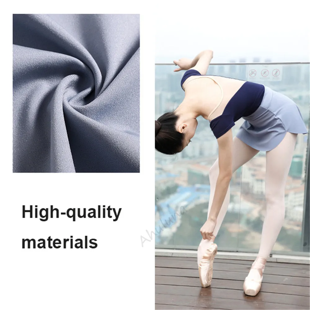 Балетная юбка для женщин танцевальная взрослых черная балетная пачка балерина