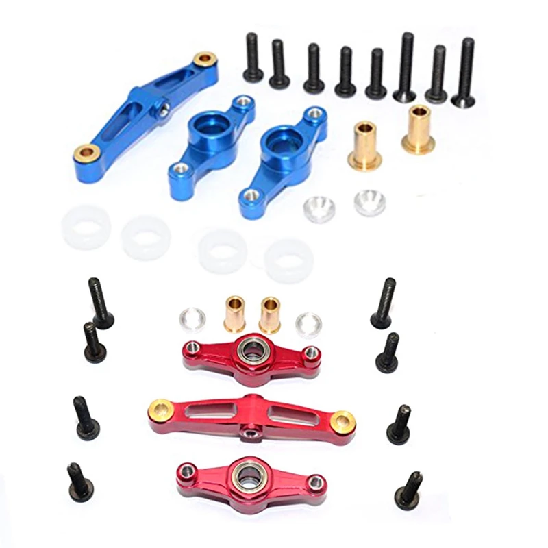 

2 комплекта для руля TAMIYA TT02 / TT02B/TT02T из сплава-красный и синий