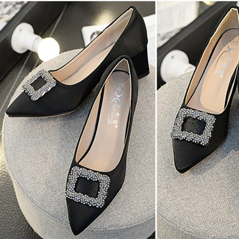 Женская обувь на очень высоком каблуке Обувь под платье круглый носок женские