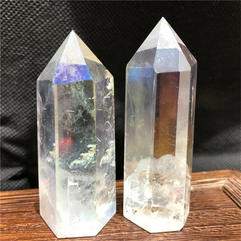 Nat aura l камень и кристаллы палочка точка радуги аура Кристалл обелиск Целебный