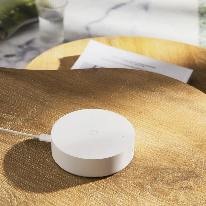 Global Version Xiaomi Mijia Gateway Mi Smart Home Hub ZigBee 3.0 WIFI BT Mesh Voice Work With Homes APP HomeKit | Электроника