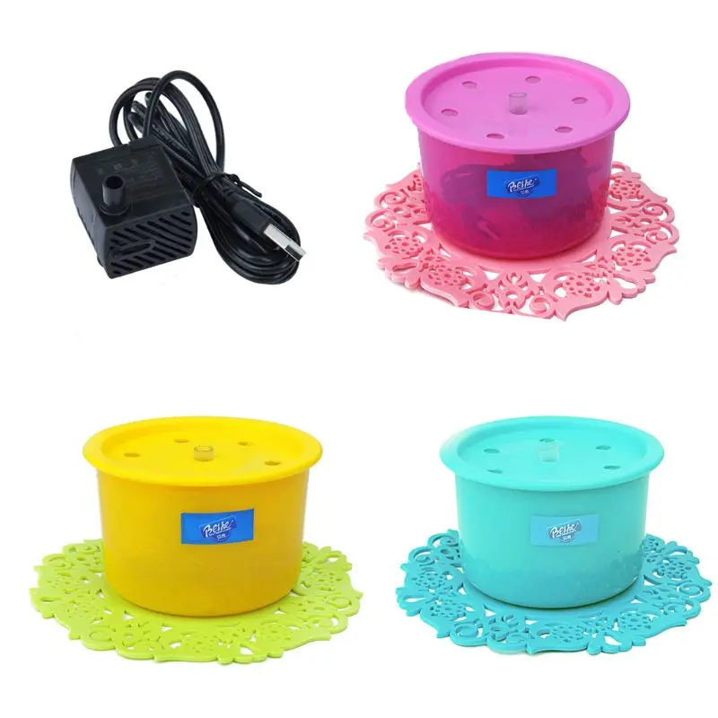 

USB Electric Pet Water Dispenser Cat Automatic Circulation Drinker Dog Fountain Type Oxygen Feeder