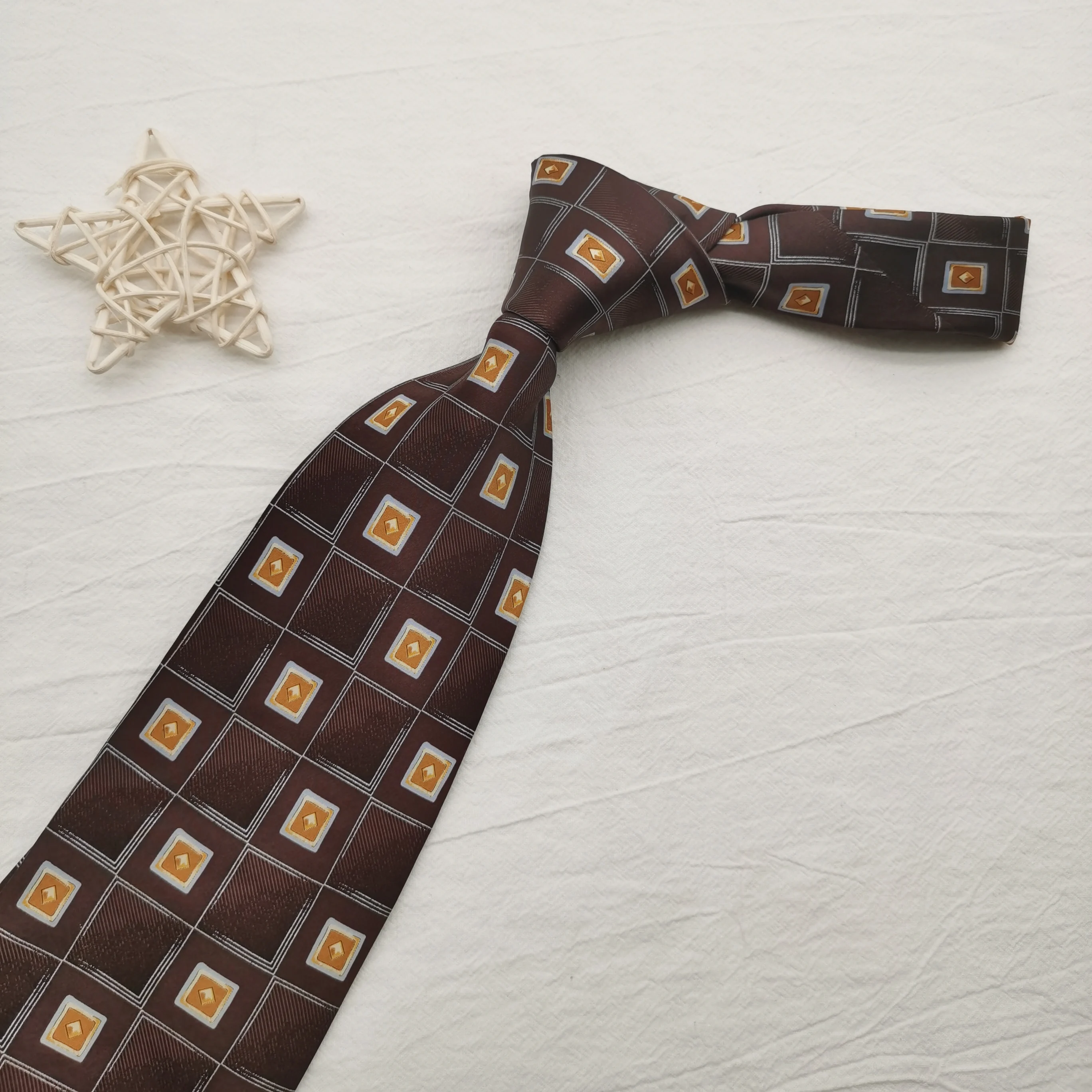 Галстук с цветочным принтом в гонконгском ретро-стиле 10 см | Аксессуары для