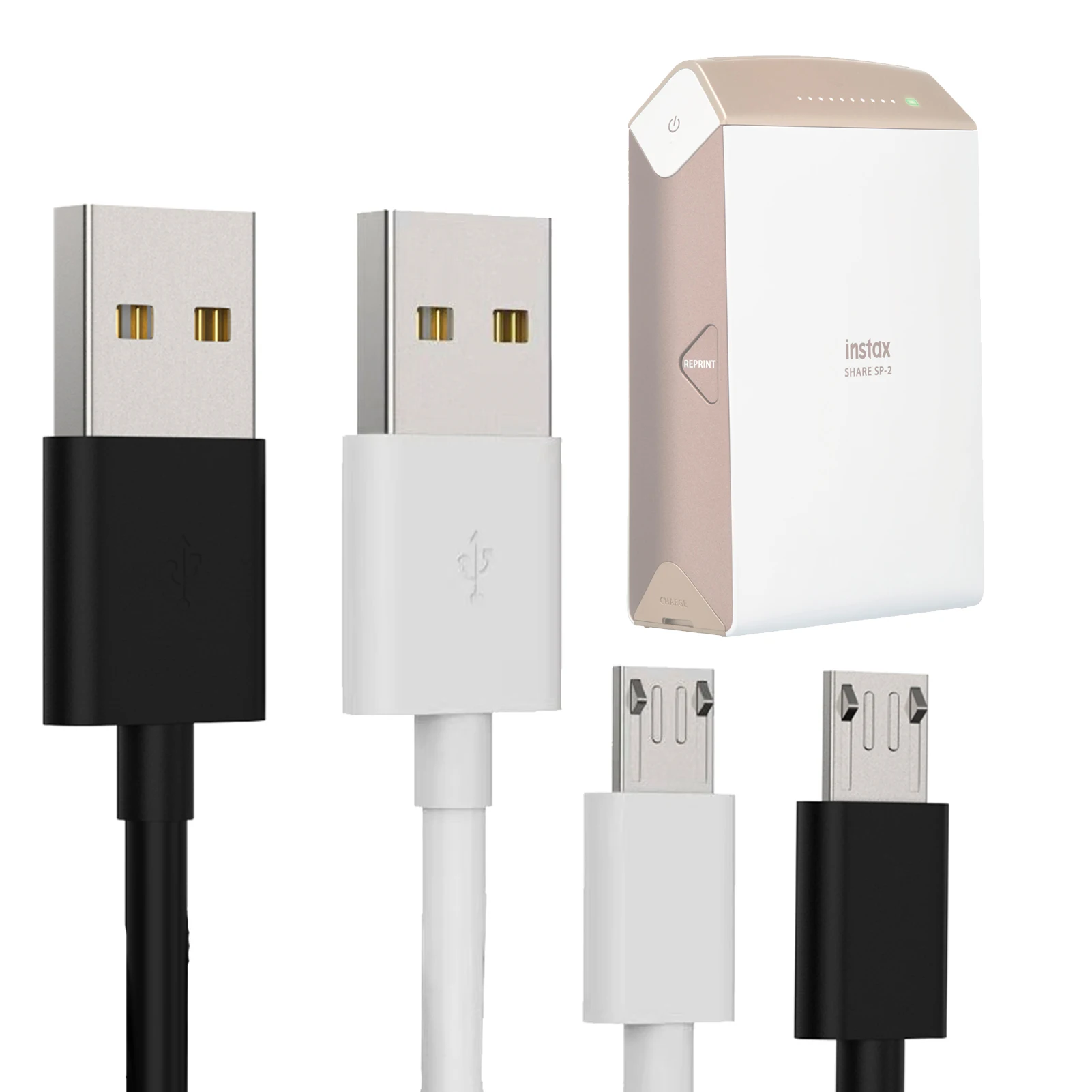 USB зарядный кабель питания шнур провод для Fujifilm INSTAX Share SP-2 Polaroid Zip HP Звездочка Mint