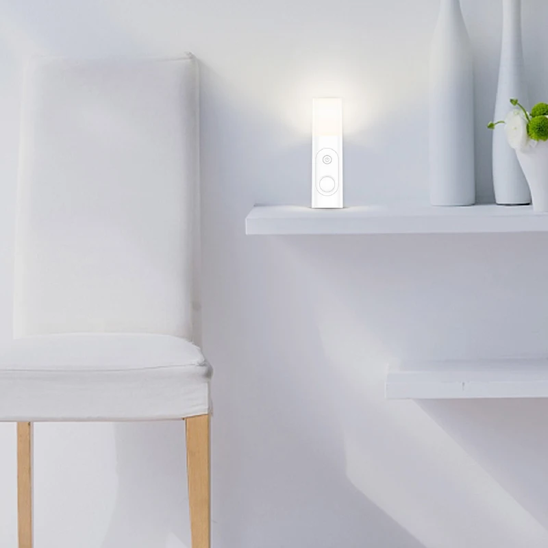 Bedside Motion Sensor Night Light USB Rechargeable Portable Table LED Cordless Bedroom L9 #2 | Лампы и освещение