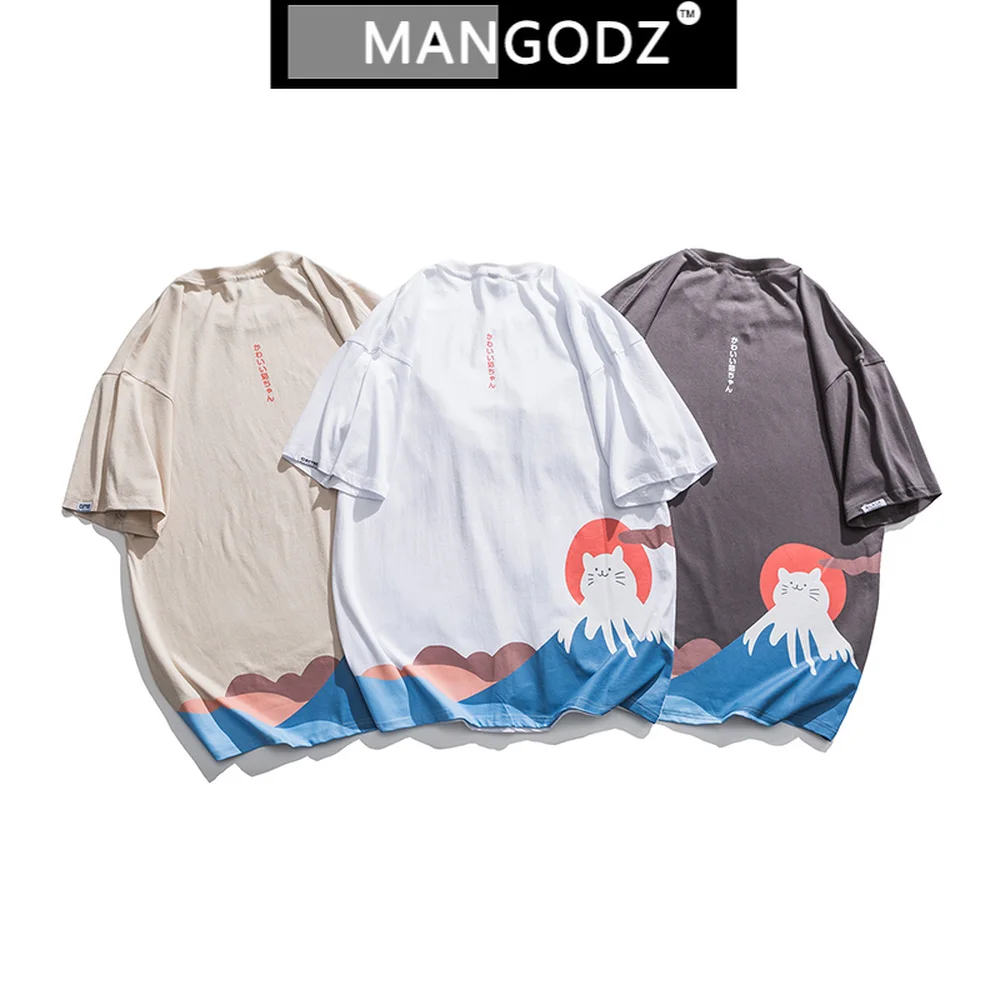 

Men's T-shirts Summer Fashion Fun Print T Shirt Men Casual O-Neck Male Tshirt Brand Cotton Funny Pullover Homme Top Tees 2021