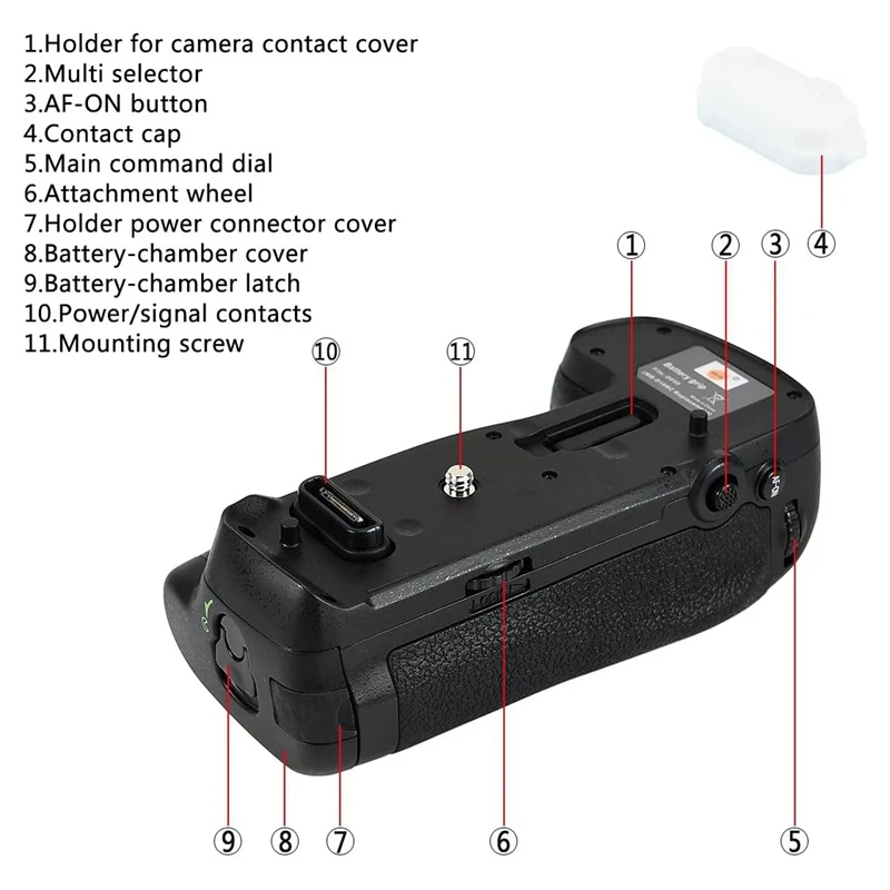 

MB-D18 Vertical Battery Grip Compatible Nikon D850 Digital Camera