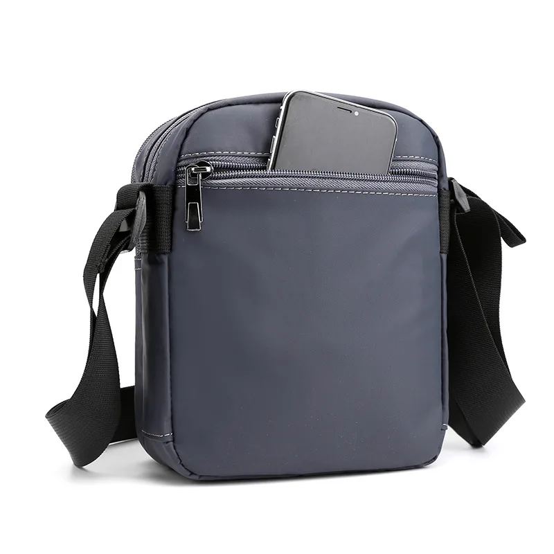 Мужская сумка на ремне нейлоновая Повседневная через плечо модная с клапаном и