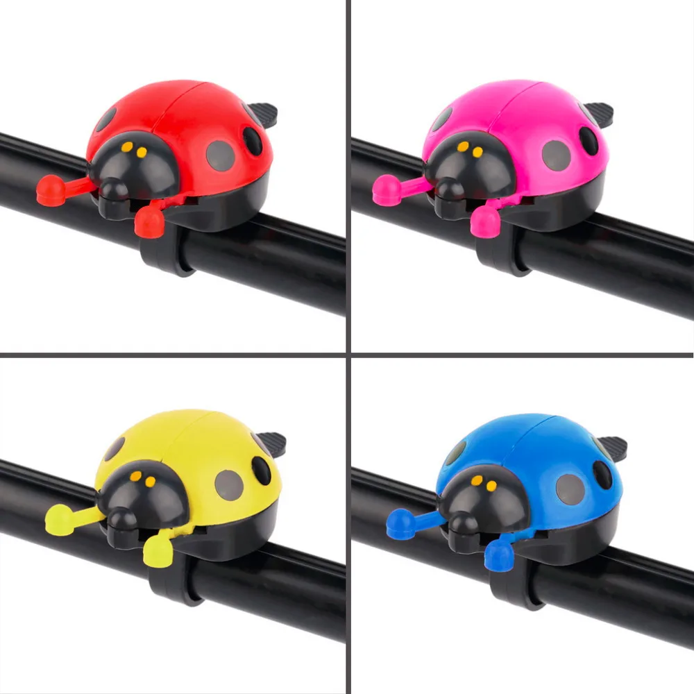 

Lovely Beetle Ladybug Cycling Safety Bicycle Bell Ring Bike Alarm Trumpet Horn For Kids Boys Girls Bicycle Bike