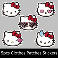 Anime Cute Disney Patch Sticker Mickey Mouse Minne Ironing Patches Iron on Clothes Sticker DIY Washable T-shirt Sticker Gift Set