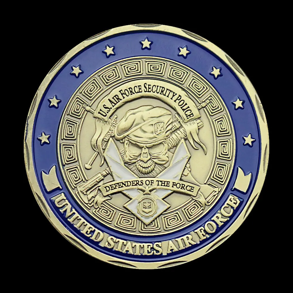 Сувениры службы безопасности США военно-воздушные силы бронзовые монеты